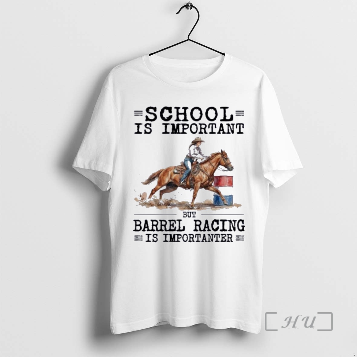 New Barrel Racing School Is Important Premium T Shirts Sweater Hoodie