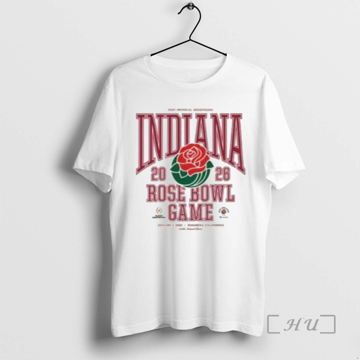 New Indiana Hoosiers Iu Fast Physical Relentless 2026 Rose Bowl Graphic Circle White Premium T Shirts Sweater Hoodie