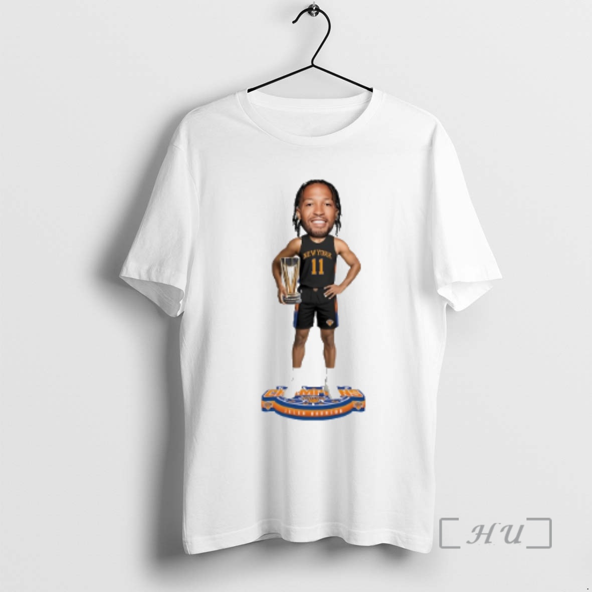 New Jalen Brunson New York Knicks Nba Cup Champions Caricature Premium T Shirts Sweater Hoodie