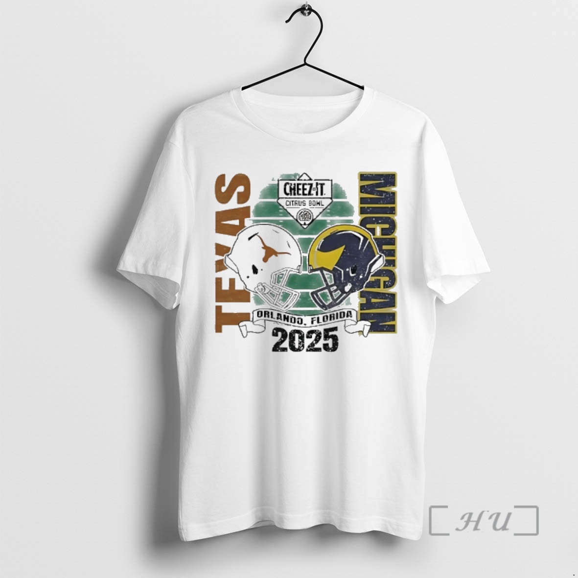 New Texas Longhorns Vs Michigan Wolverines Cheez It Citrus Bowl Helmet 2025 Premium T Shirts Sweater Hoodie