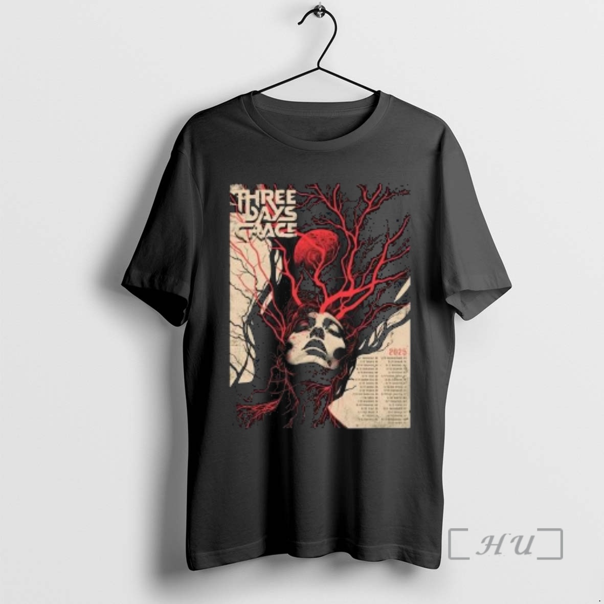 New Three Days Grace Alienation 2025 Tour Circle Black Premium T Shirts Sweater Hoodie