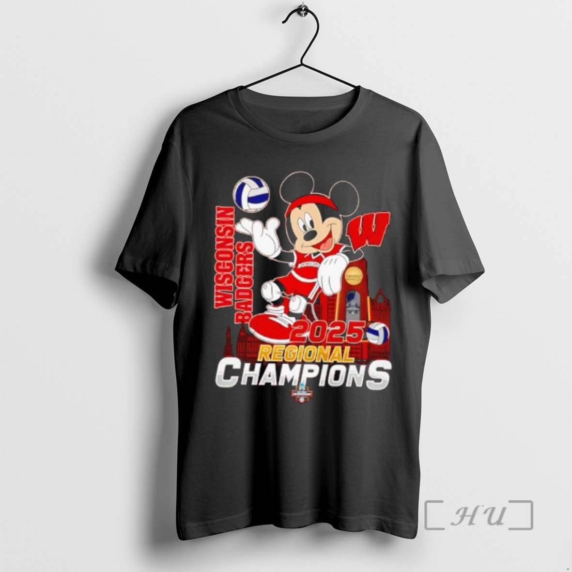 New Wisconsin Badgers 2025 Regional Champions Football Premium T Shirts Sweater Hoodie