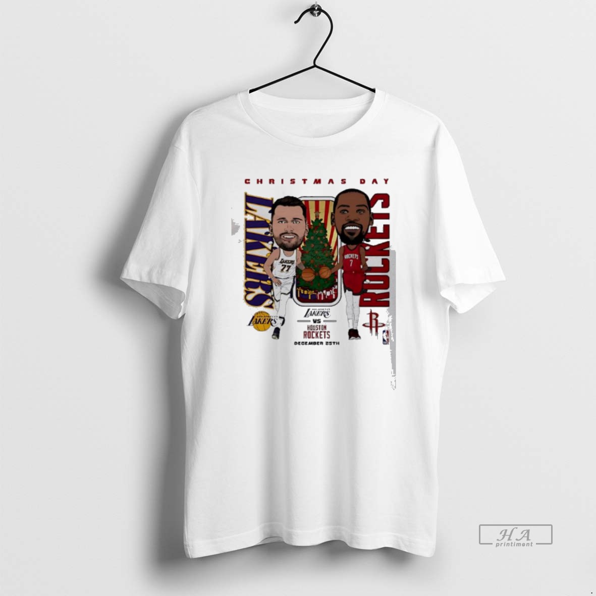 Official 2025 Nba Matchup Lakers Vs T Shirt