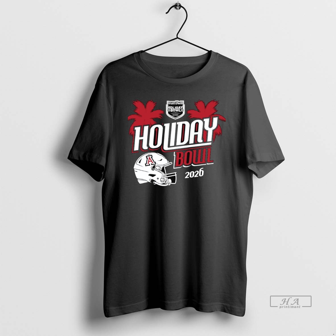 Official Arizona Wildcats 2026 Holiday Bowl Helmet Shirt