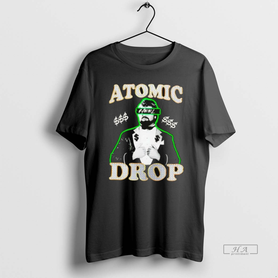 Official Atomic Drop Heel Money T Shirt