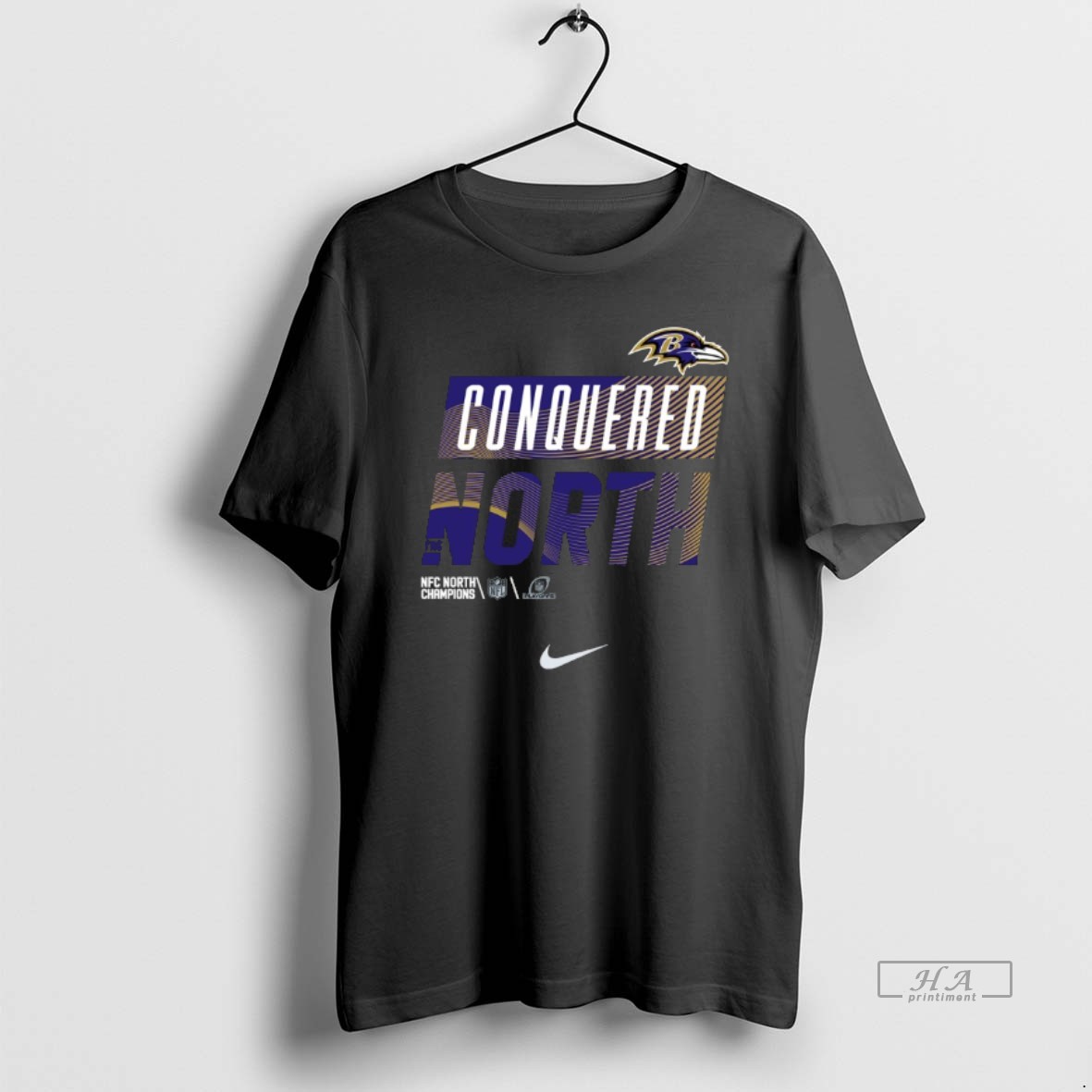 Official Baltimore Ravens Nfc North Division Champions T Shirt