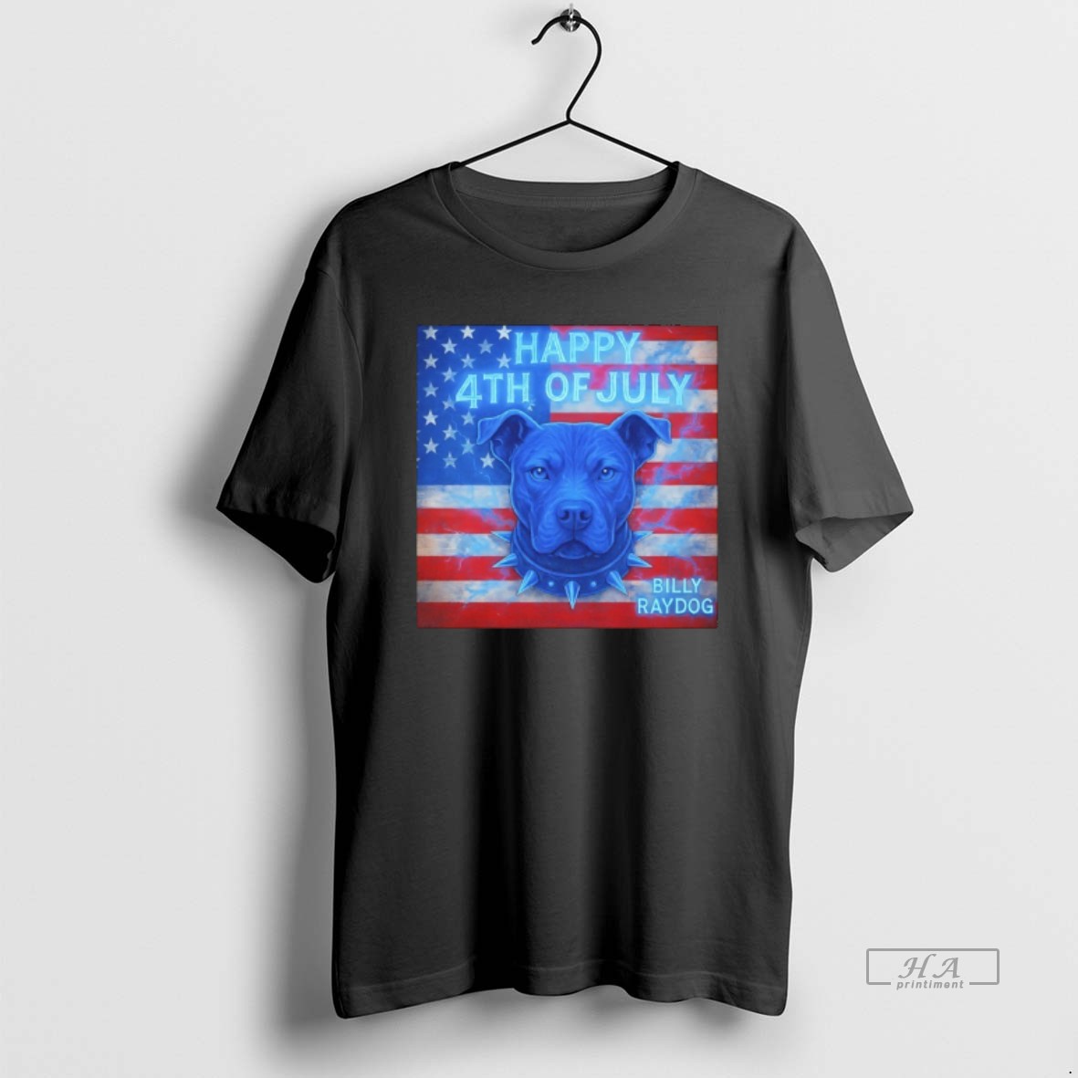 Official Billy Raydog 4th Of July American Flag T Shirt