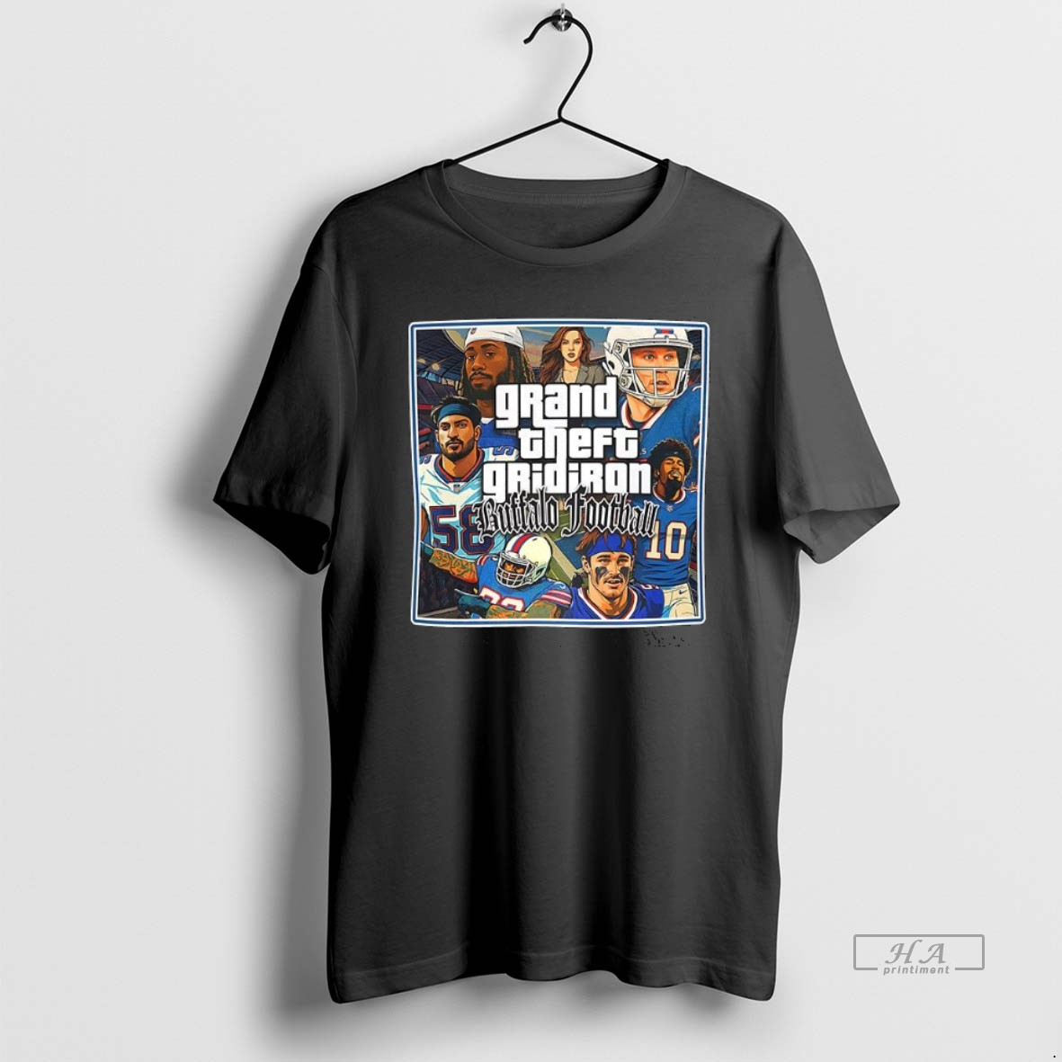 Official Buffalo Bills Football Grand Theft Gridiron Gta Style Shirt