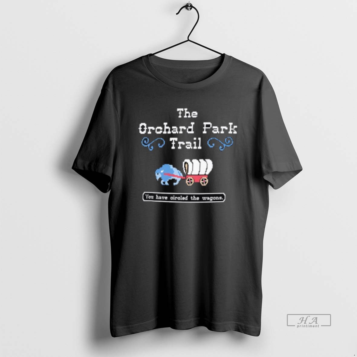 Official Buffalo Bills The Orchard Park Trail You Have Circled The Wagons T Shirt