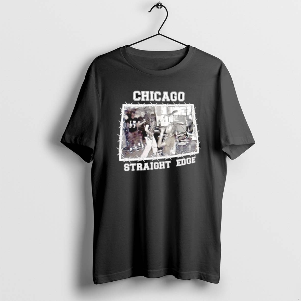 Official Chicago Straight Edge Band Performing Live T Shirt