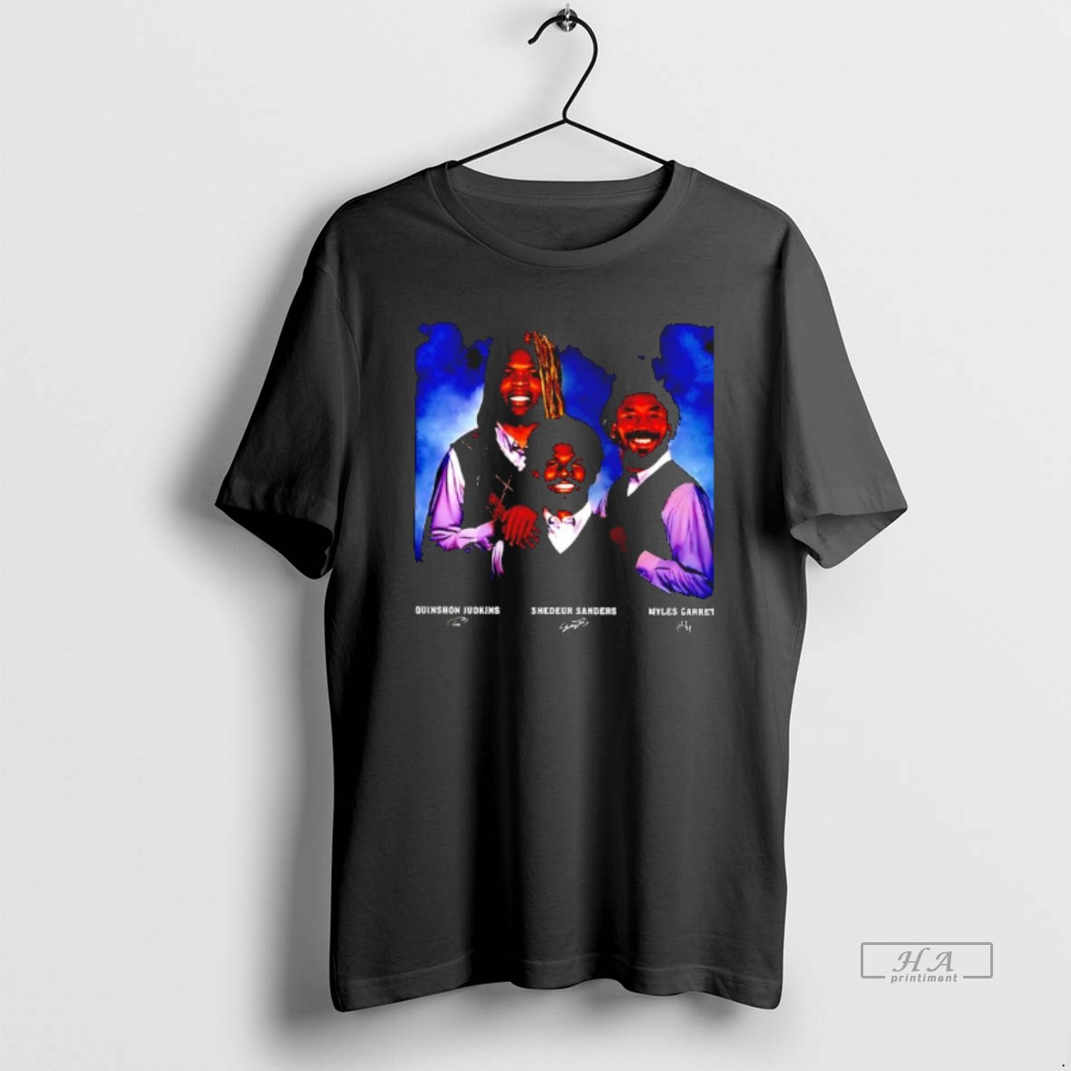 Official Cleveland Football Step Brother Shedeur Sanders Quinshon Judkins Myles Garrett T Shirt