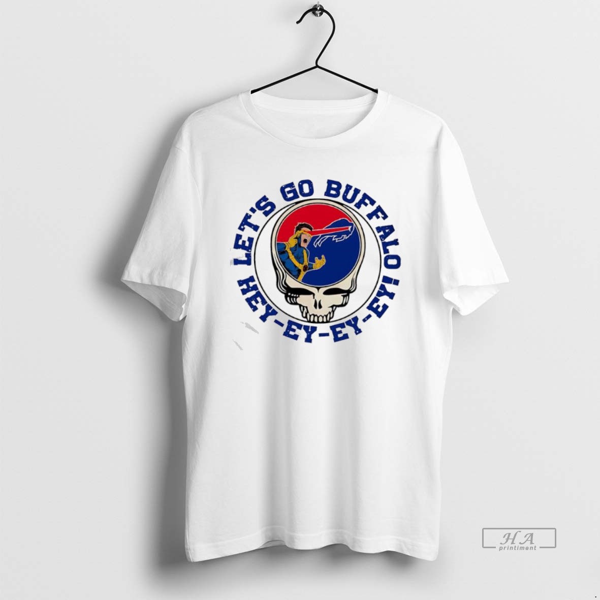 Official Cyclops X Grateful Deads Steal Your Face Lets Go Buffalo Bills Nfl Hey Ey Ey Ey Shirt