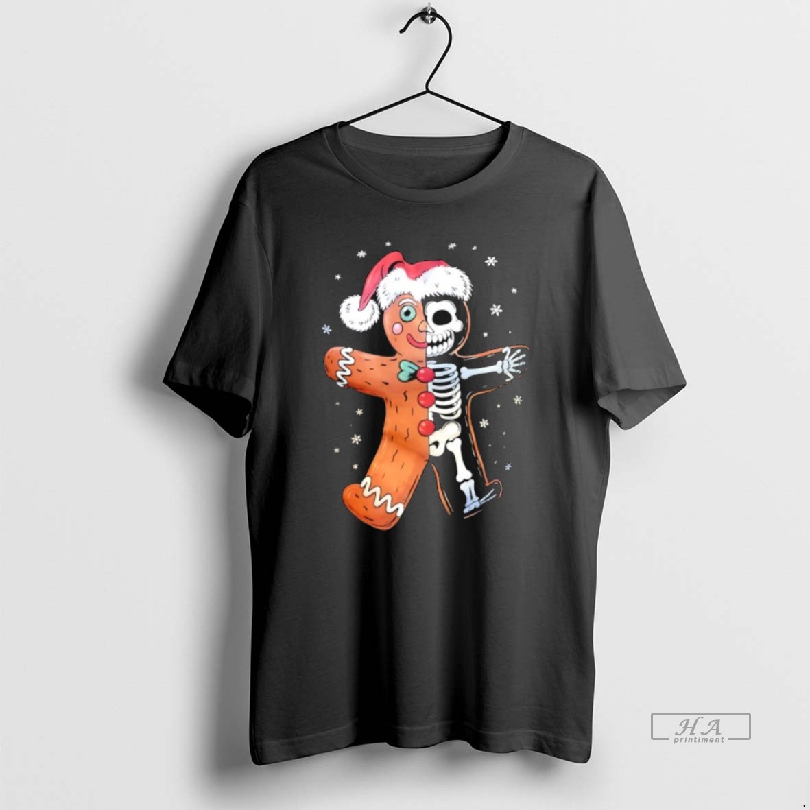Official Gingerbread Skeleton Christmas Shirt