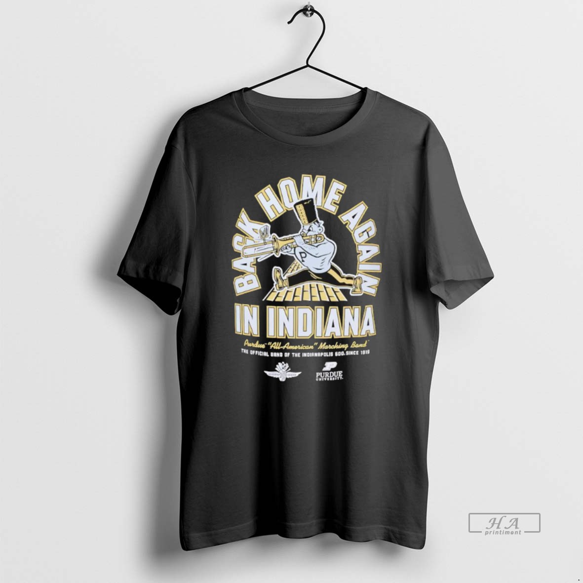 Official In Indianapolis Motor Speedway Purdue Back Home Again Shirt