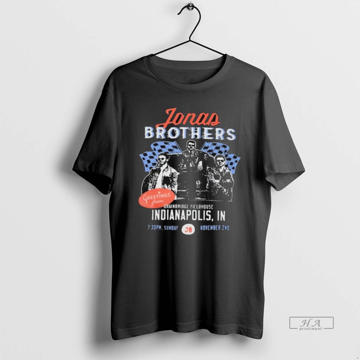 Official Jonas Brothers Dec 9 2025 Indianapolis In Little Rock Ar Shirt