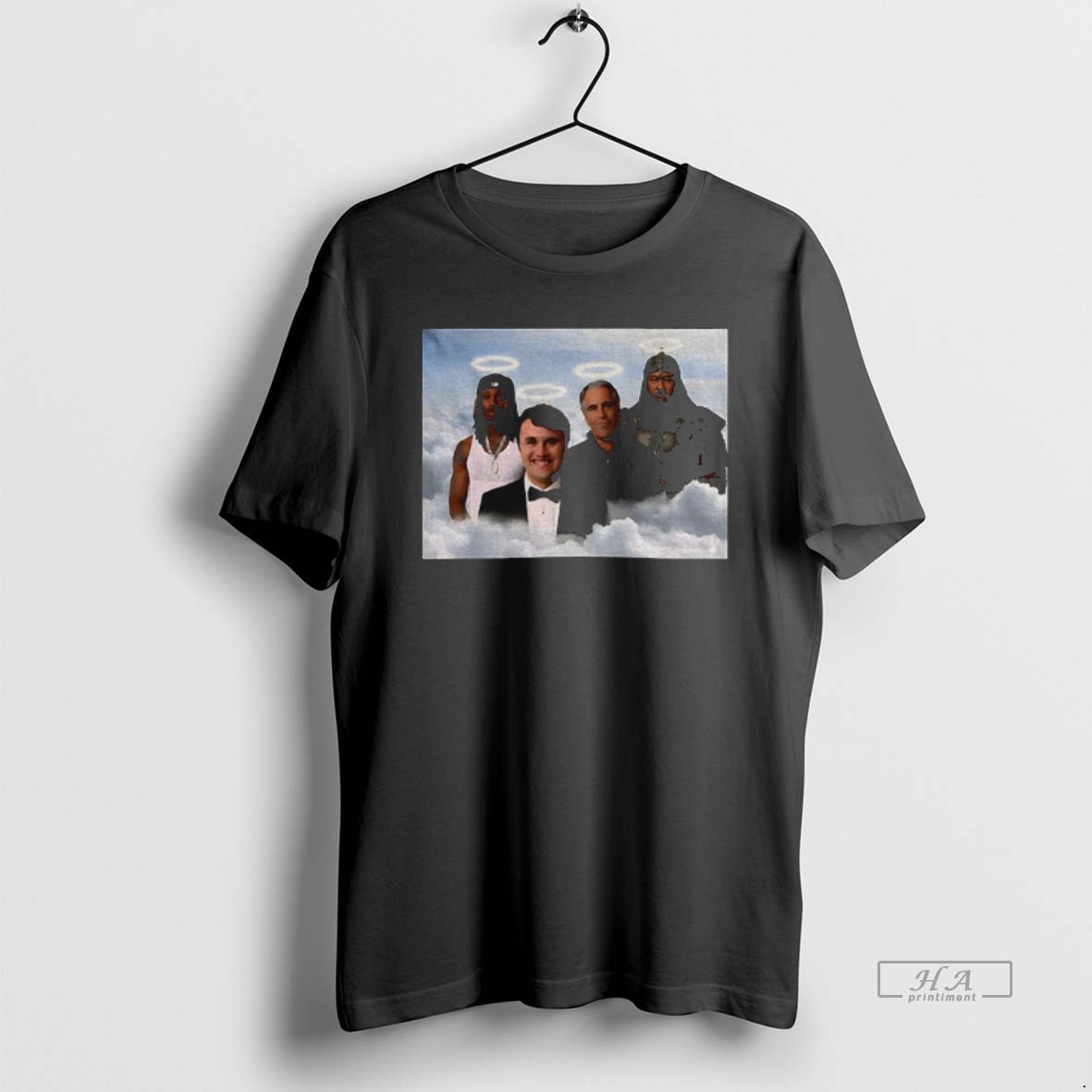 Official King Von Charlie Kirk Genghis Khan Jeffrey Epstein Legends In Heaven Shirt