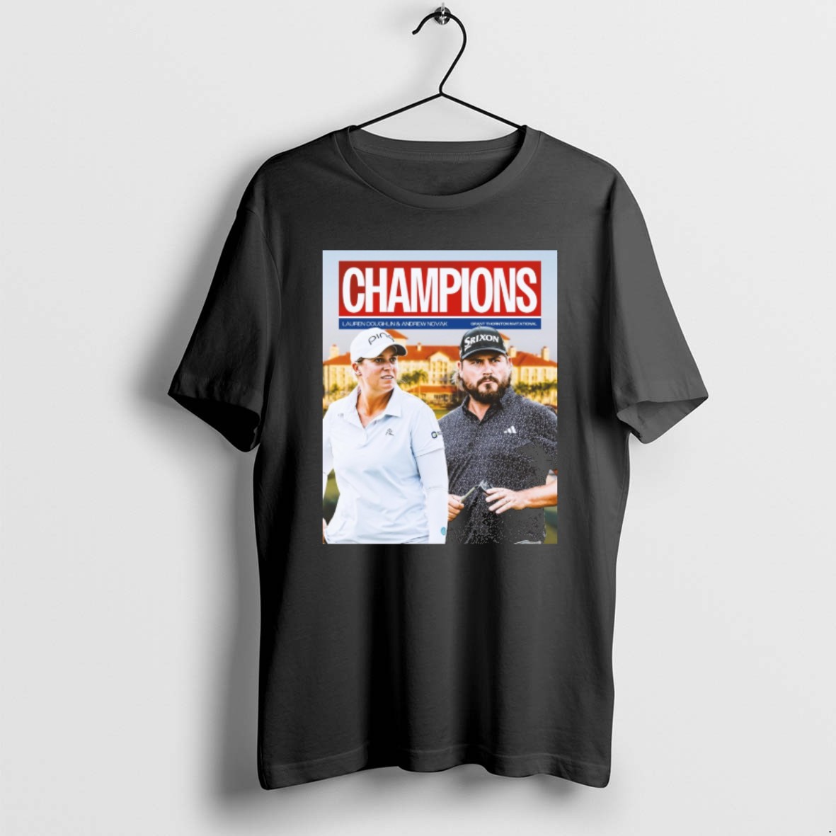 Official Lauren Coughlin And Andrew Novak Champions Grant Thornton Invitational 2025 T Shirt