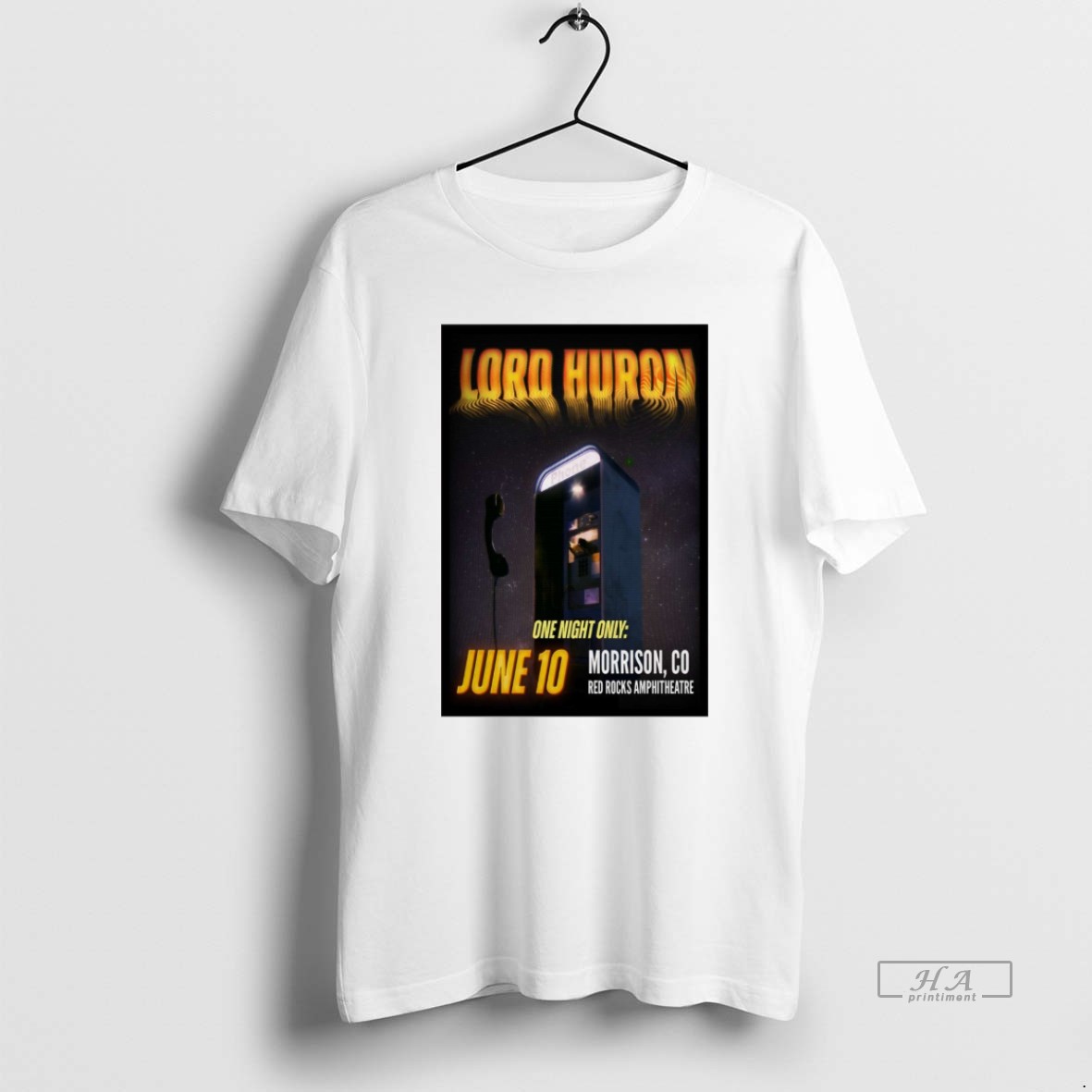 Official Lord Huron June 10 2026 Red Rocks Amphitheatre Morrison Co Shirt