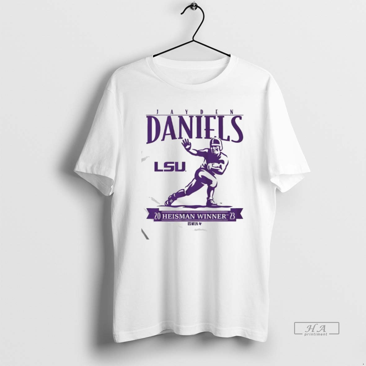 Official Louisiana State University Football Jayden Daniels Heisman Trophy Trust T Shirt