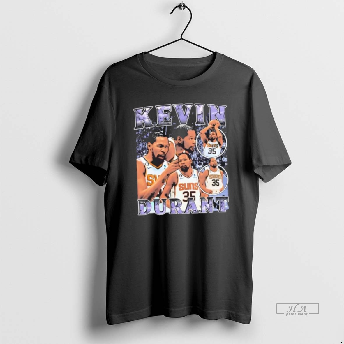 Official Nba Phoenix Suns Kevin Durant Vintage Graphic T Shirt