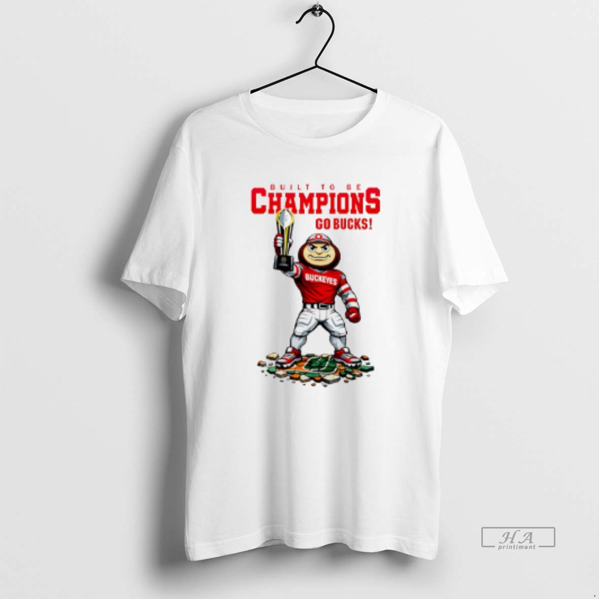 Official Ohio State Buckeyes Cfp 2026 Built To Be Champions Go Bucks T Shirt
