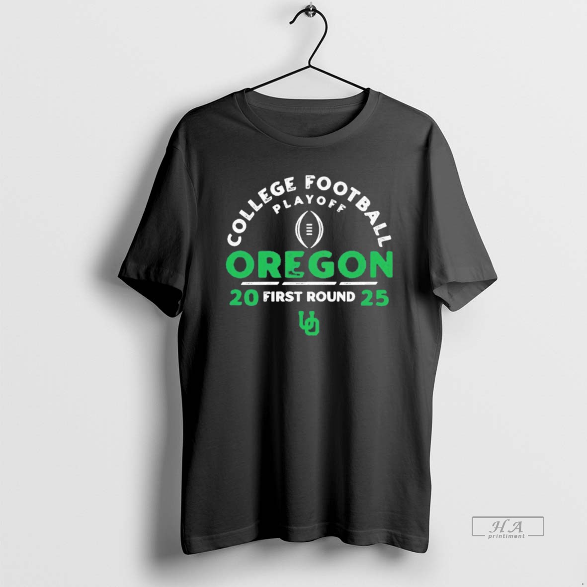 Official Oregon Ducks 2025 College Football Playoff First Round Retro Shirt