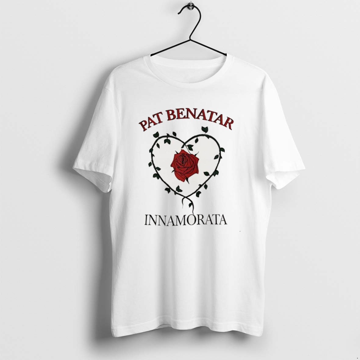 Official Pat Benatar Innamorata Rose Heart Vintage 1997 T Shirt