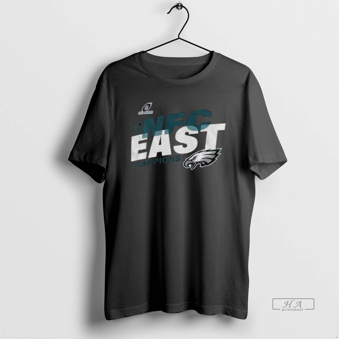 Official Philadelphia Eagles 2025 Nfc East Division Champions T Shirt