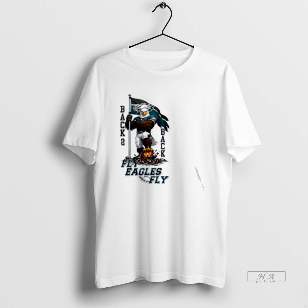 Official Philadelphia Eagles Nfl 2025 Nfc East Champions Mascot T Shirt