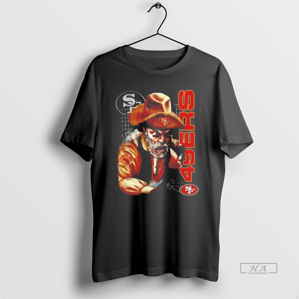 Official San Francisco 49ers Mascot Gold Miner T Shirt