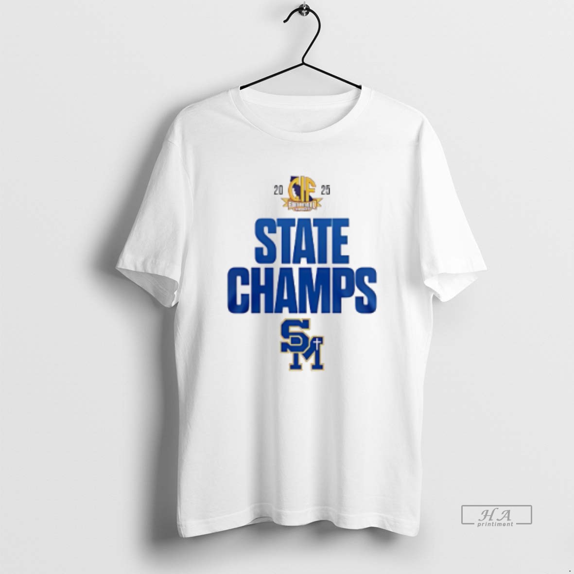 Official Santa Margarita Eagles 2025 Cif State Open Division Champions T Shirt