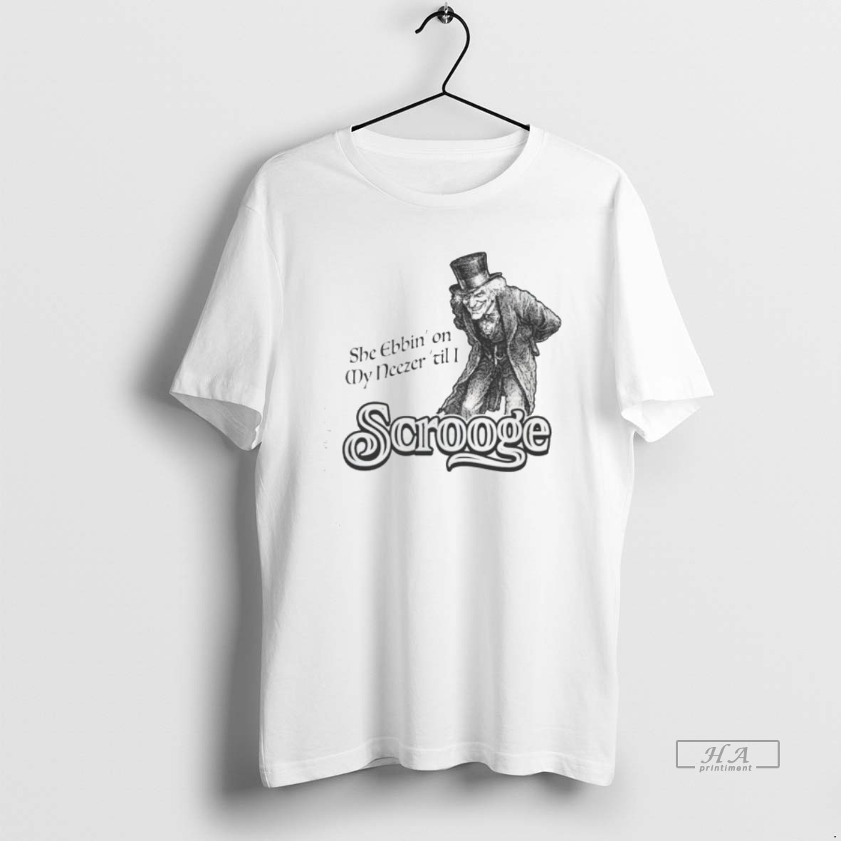 Official She Ebbin On My Neezer Til I Scrooge T Shirt