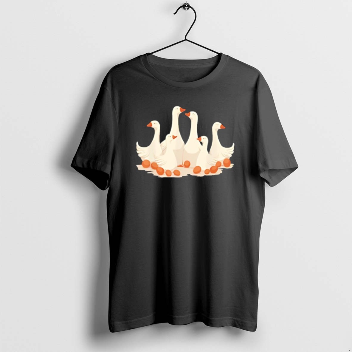 Official Six Geese A Laying Graphic T Shirt