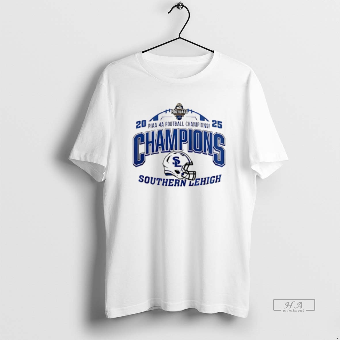 Official Southern Lehigh 2025 Piaa 4a Football Champions T Shirt