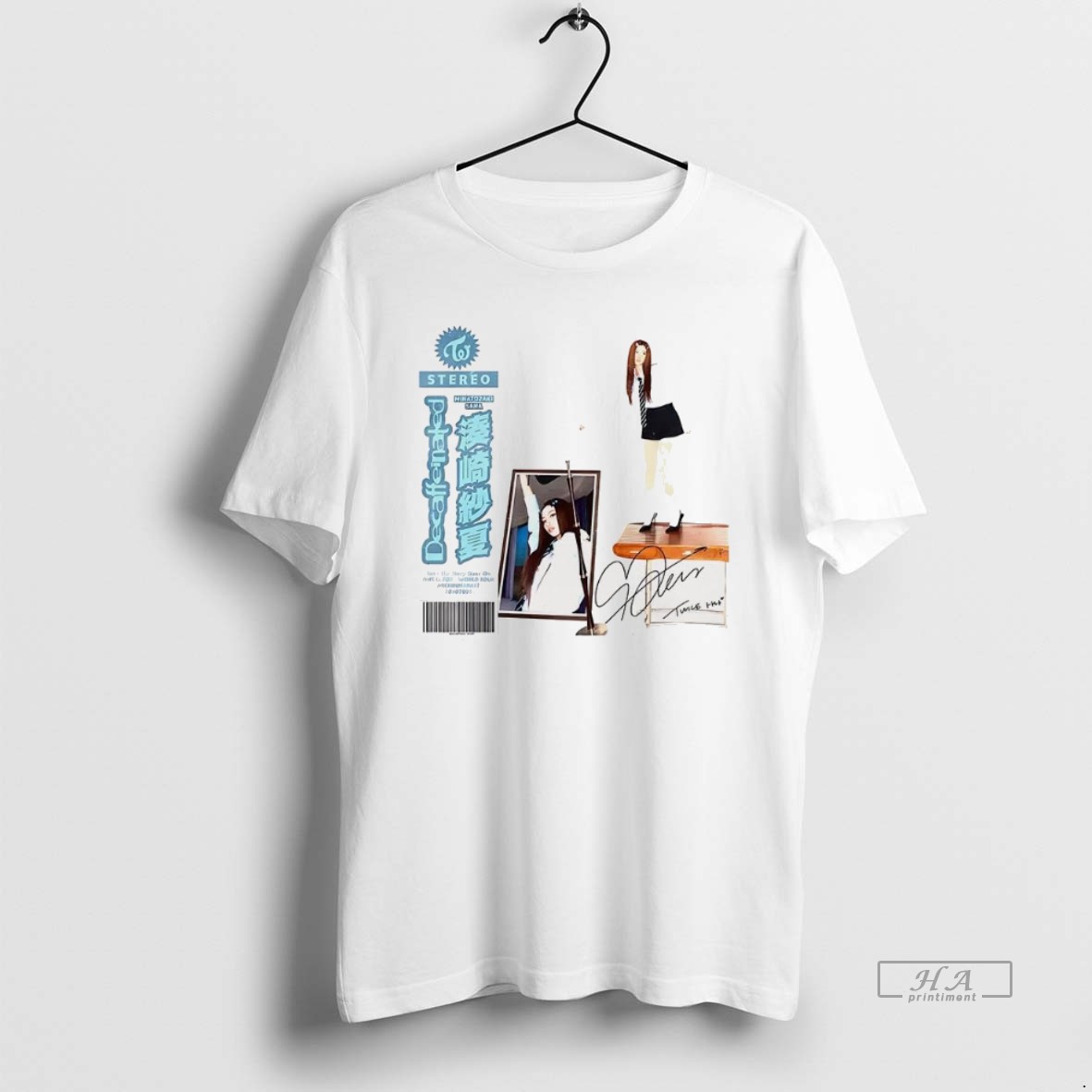 Official Twice Sana Decaffeinated Signature Graphic Vintage Music Lover Shirt