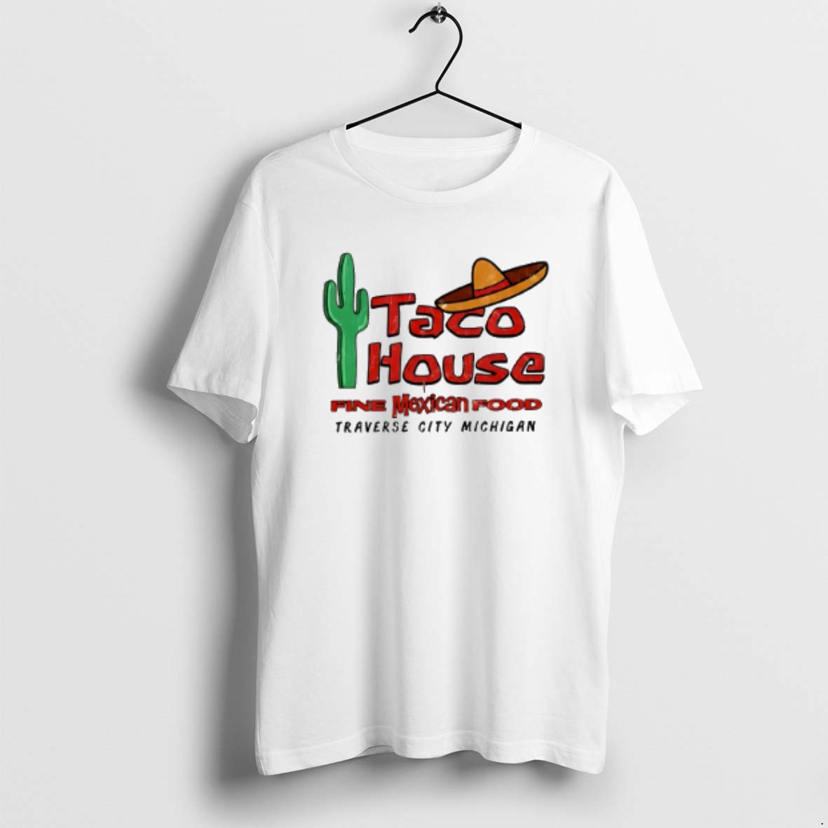 Official Taco House Fine Mexican Food Traverse City Michigan T Shirt