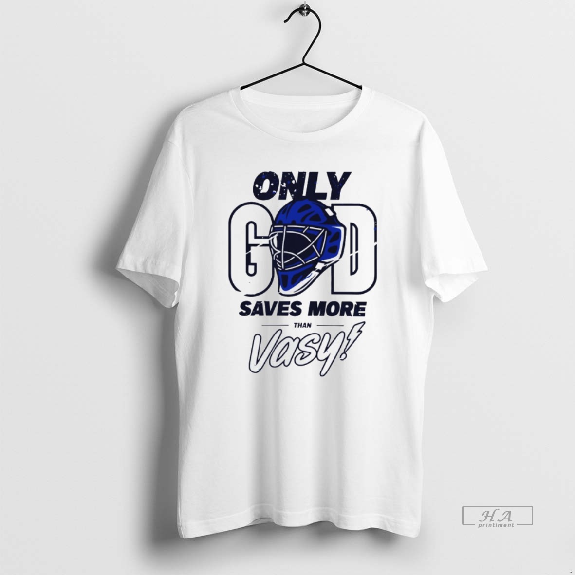 Official Tampa Bay Lightning Only God Saves More Than Vasy Shirt