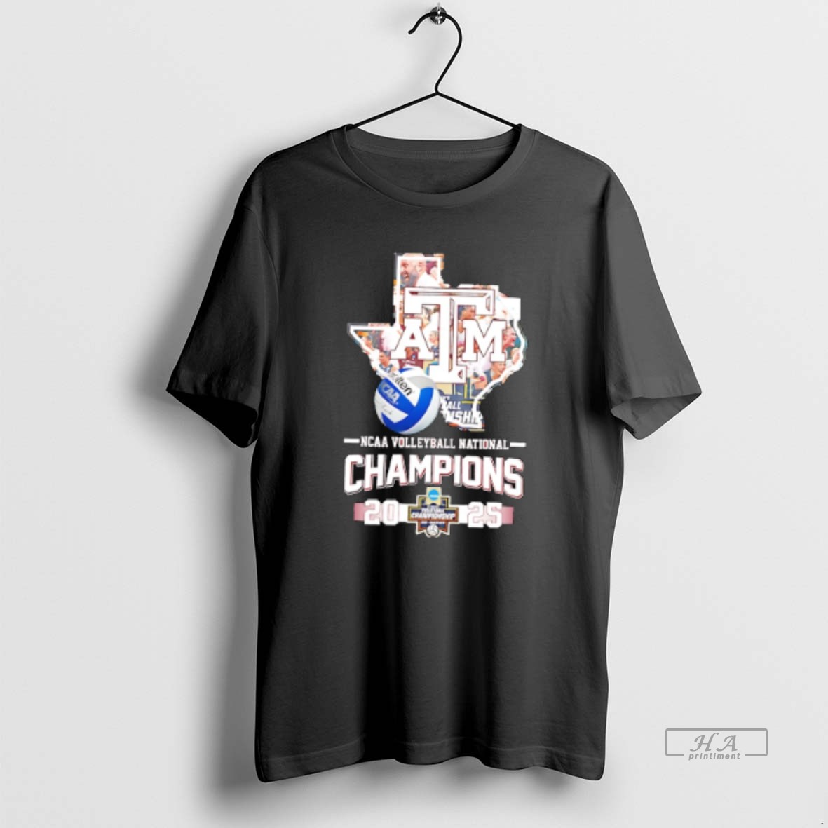 Official Texas Am Aggies 2025 Volleyball National Champions State T Shirt