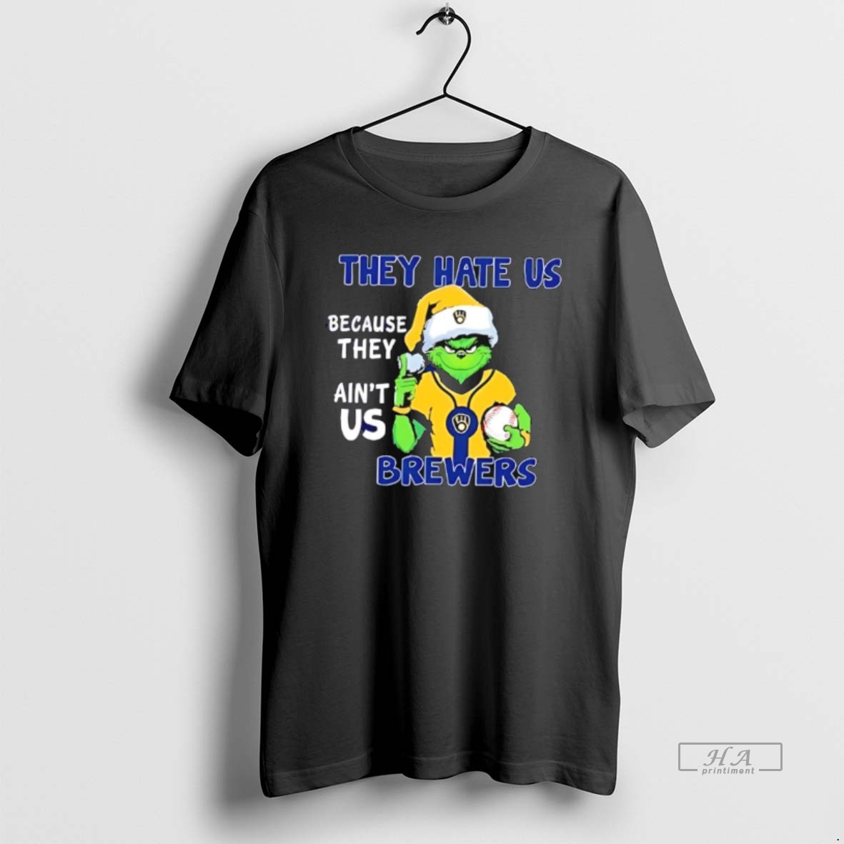 Official They Hate Us Because They Aint Us Milwaukee Brewers Shirt