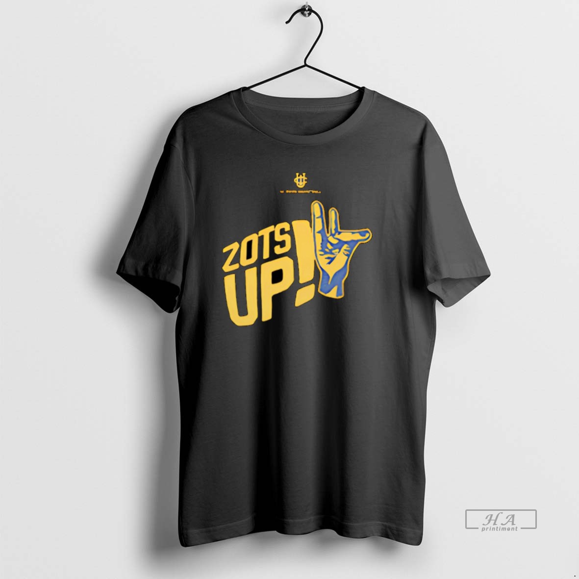 Official Uci Mens Basketball Zots Up Hand Christmas Shirt