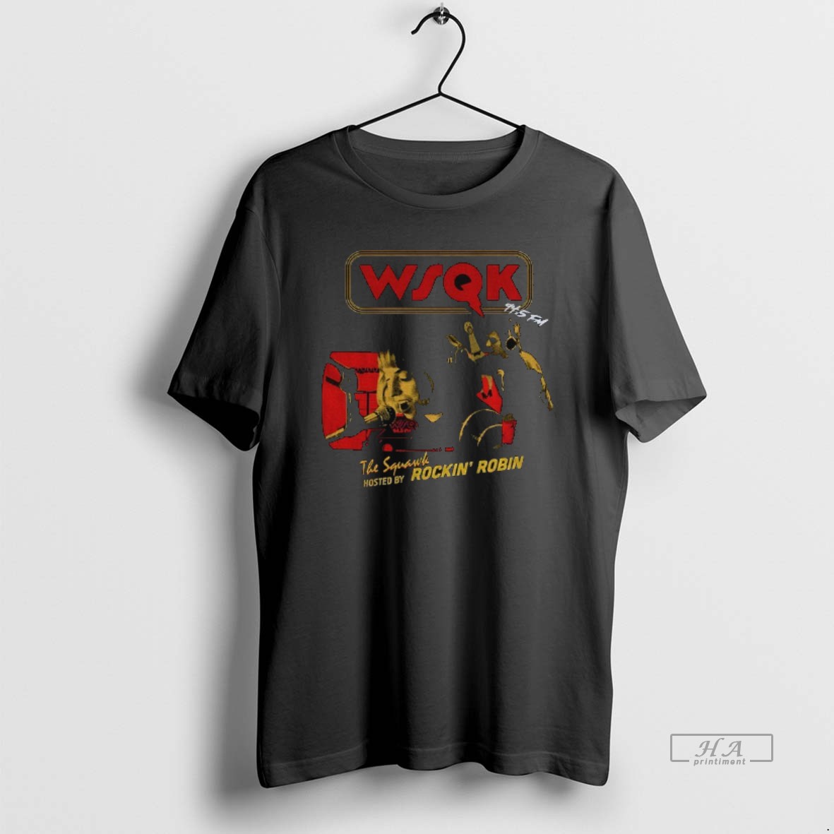 Official Wsqk Rockin Robin The Squawkosted By Radio Shirt