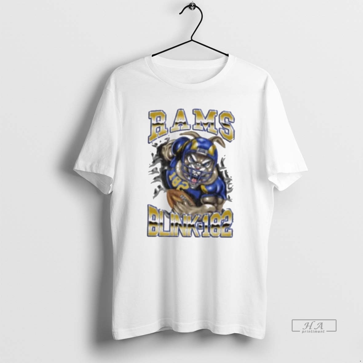 Official Warren Lotas X Nfl Los Angeles Rams Blink 182 Shirt