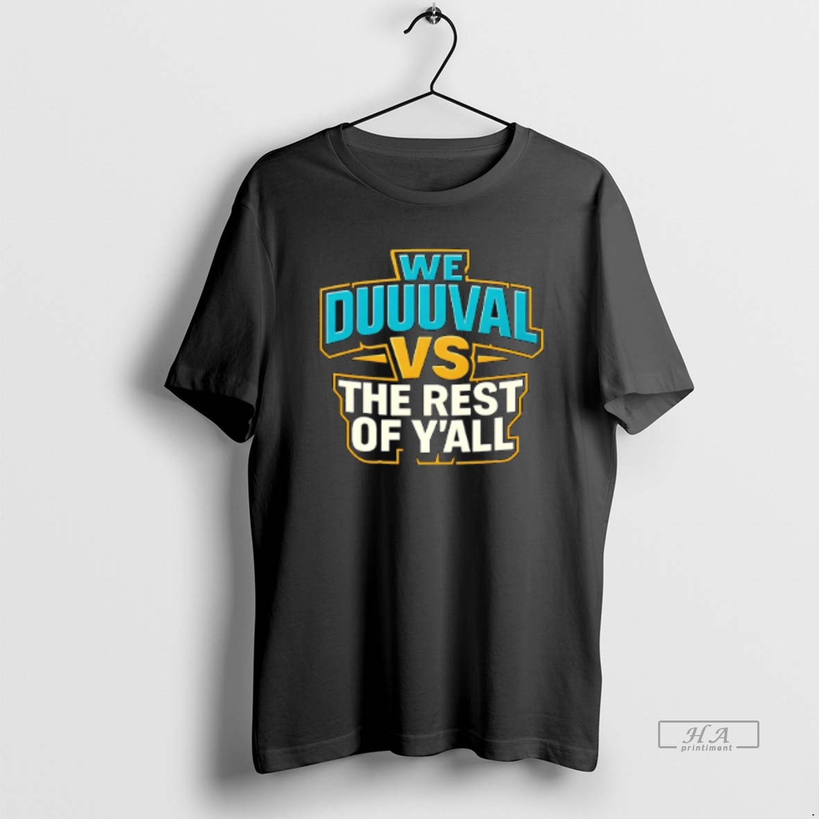Official We Duuuval Vs The Rest Of Yall Jacksonville Jaguars T Shirt