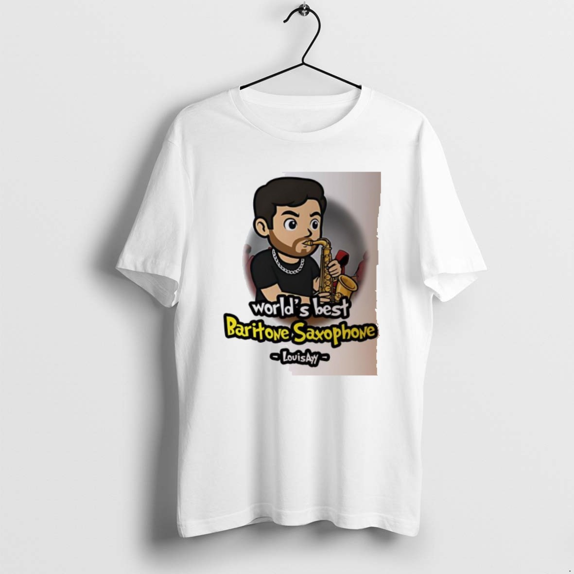 Official Worlds Best Baritone Saxophone T Shirt