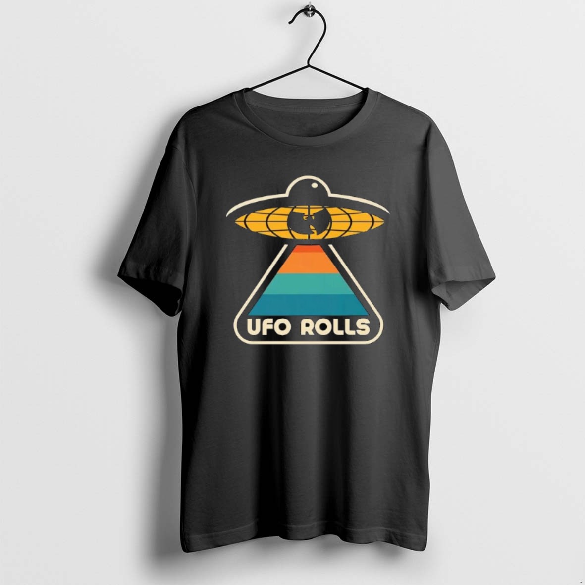 Official Wu Tang Clan X Ufo Rolls Logo Long Sleve T Shirt