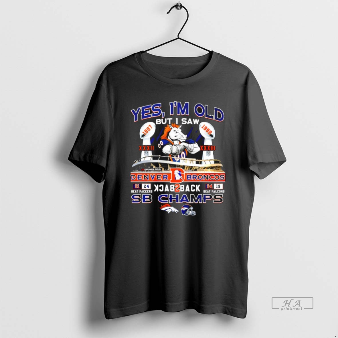 Official Yes I Am Old But I Saw Denver Broncos Super Bowl Champions T Shirt