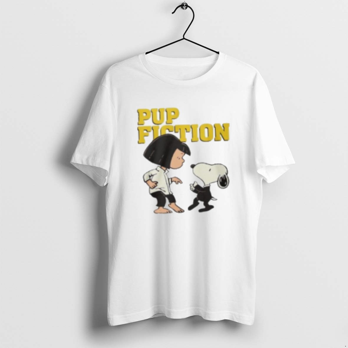 Official Lucy And Snoopy Pulp Fiction Shirts Women T Shirt