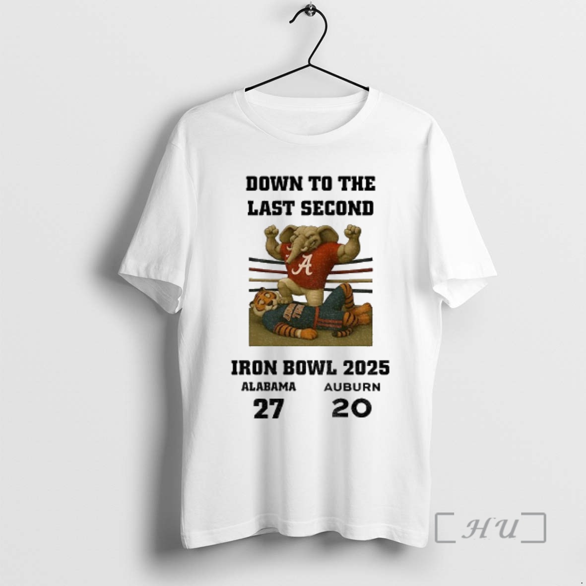 Officials Alabama Crimson Tide Football Beat Auburn Tigers Football Iron Bowl 2025 Game Day Down To The Last Second Premium T Shirts Sweater Hoodie