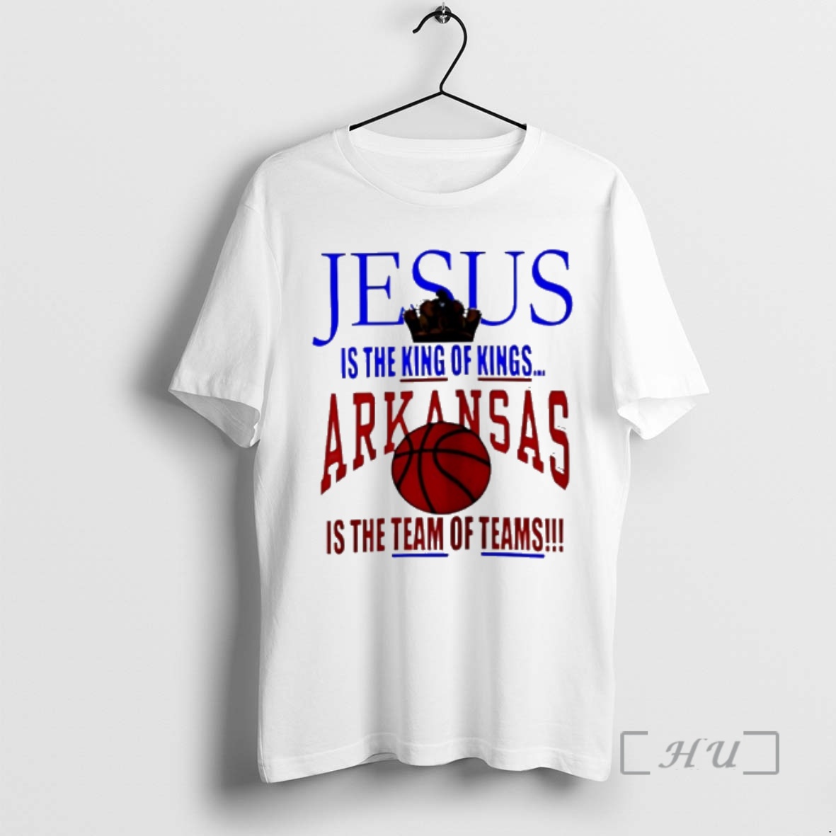 Officials Arkansas Razorbacks Basketball Jesus Is The King Of Kings Premium T Shirts Sweater Hoodie