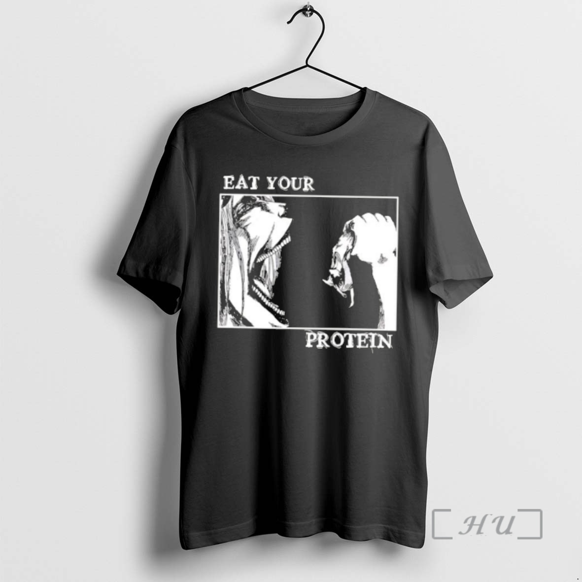 Officials Attack On Titan Eat Your Protein Premium T Shirts Sweater Hoodie